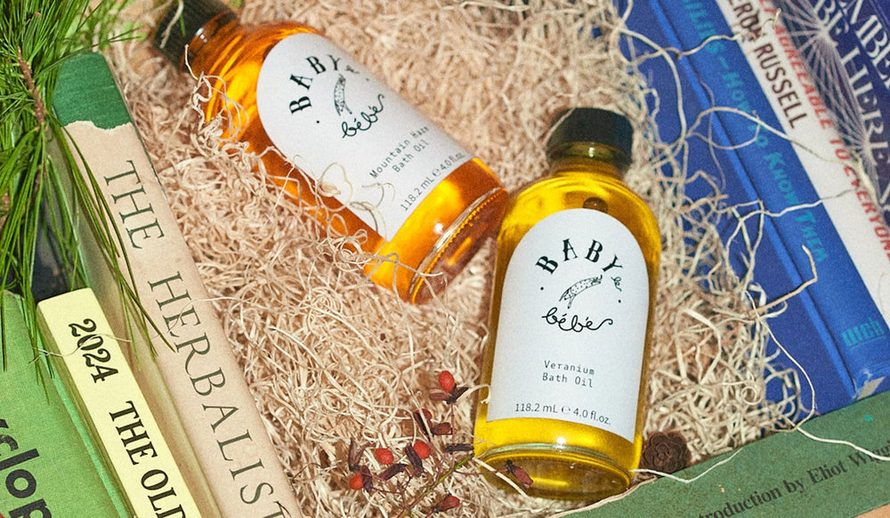 Image of bottles of Baby le bebe oils