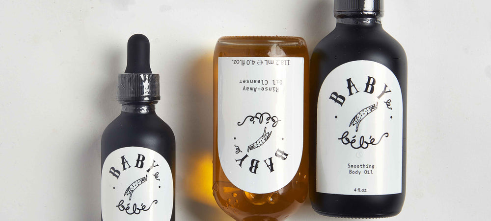 3Bottles of various oils 